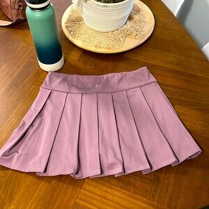 Mauve Pleated Skort